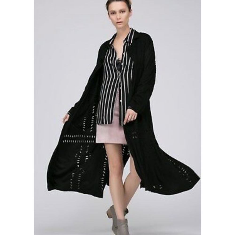 POL long cutout duster (purple only)